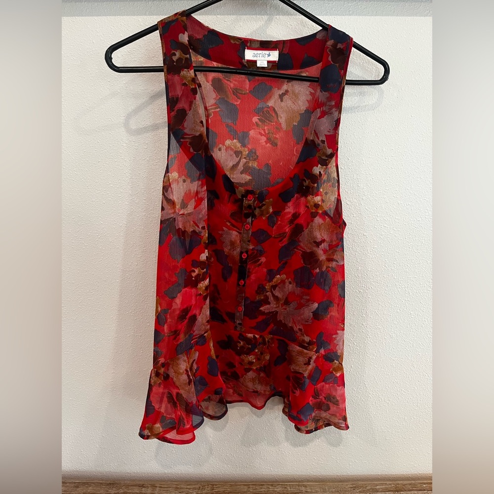 Aerie Floral Tank